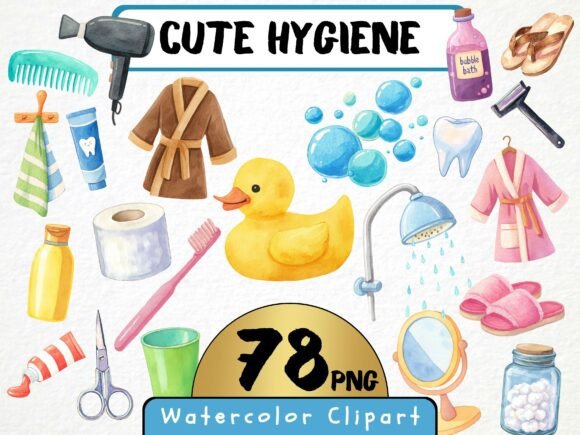 Download Watercolor Hygiene Clipart 78 Png - Art Collection