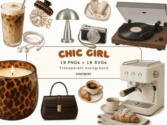 Download Chic Girl Aesthetic Clipart, Luxury PNG - Art Collection