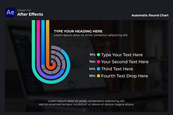 Download Interactive Multiple Round Chart | AE - Art Collection