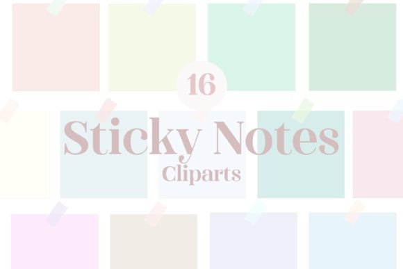 Download Pastel Sticky Note Clipart - Art Collection