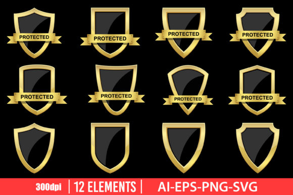 Download Protection Shield Clipart Set - Art Collection