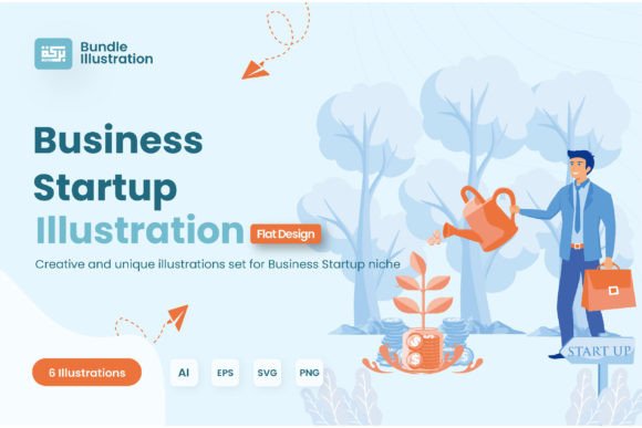 Download Business Startup Illustration Design - Art Collection