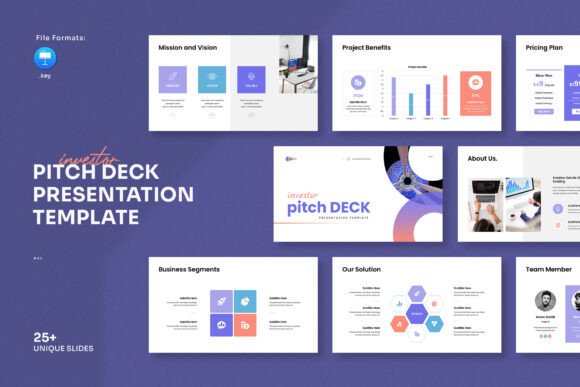 Download Investor Pitch Deck Keynote Template - Invest Collection