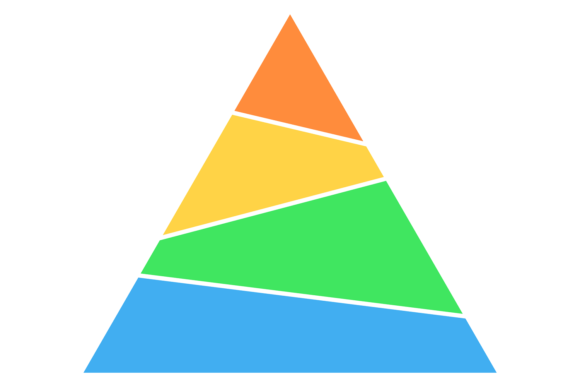 Download Pyramid Business Diagram Template. Blank - Business Collection