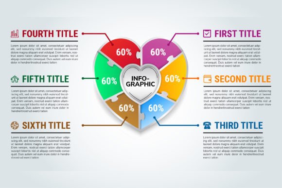 Download Love Infographic Six Part - Art Collection