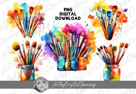Download Artist Paint Brushes, Painter Art PNG - Art Collection
