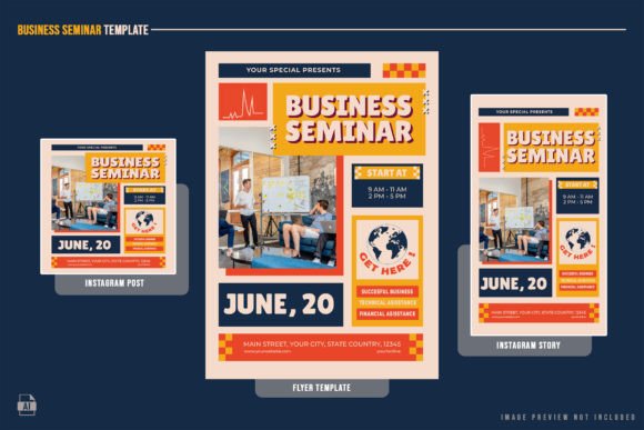 Download Retro Business Seminar Template - Business Collection
